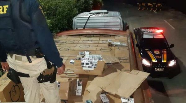 Caminhoneiro é preso com mais de 400 mil maços de cigarro contrabandeados na BR-242