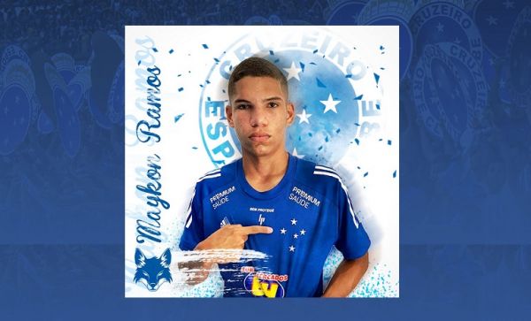 Caculeense assina contrato profissional com a base do time do Cruzeiro