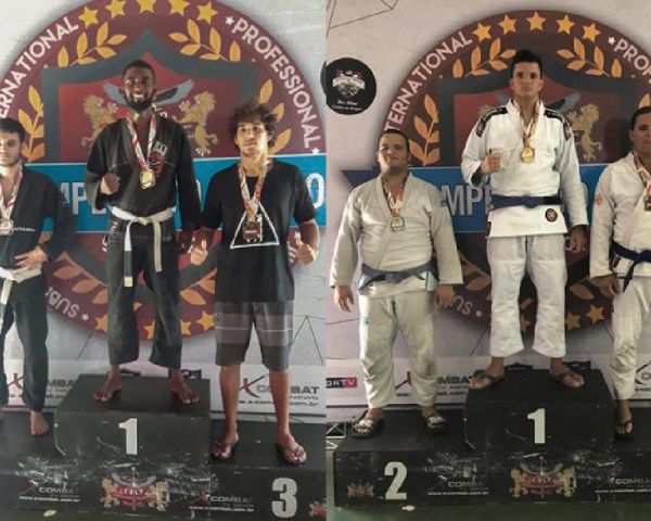 Lutadores caculeenses vencem competição de Jiu Jitsu profissional realizado em Salvador