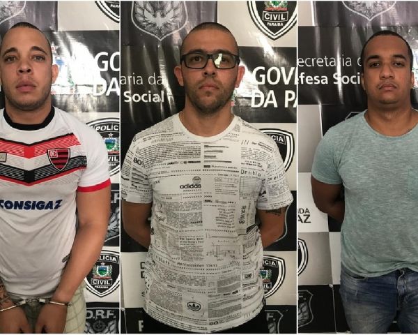 Policiais da Bahia são presos na PB suspeitos de sequestros de empresários e roubos