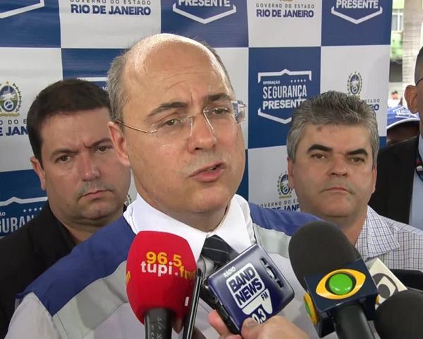 Witzel diz que segurança do Rio está no ‘mesmo patamar de Paris, Nova York e Madri’