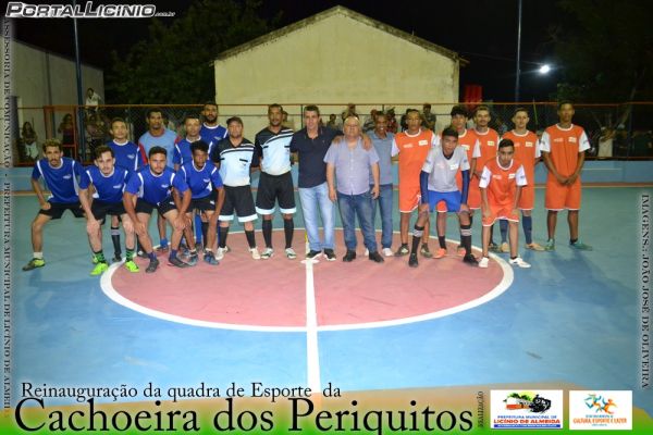 05-05-2023 - Reinauguração da Quadra de Esporte da Comunidade Cachoeira dos Periquitos.