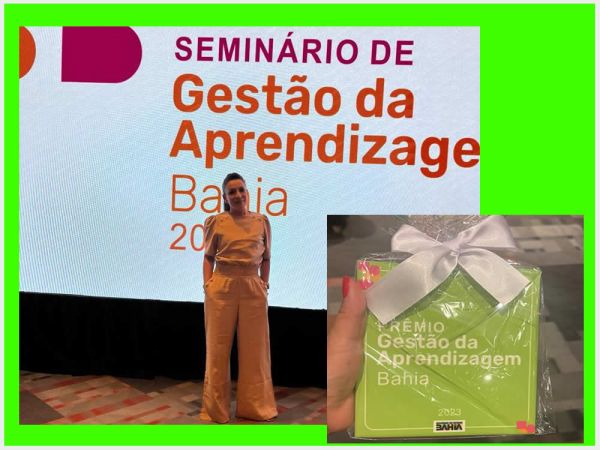 Licínio de Almeida: Colégio Estadual Duque de Caxias Recebe Prêmio de Gestão da Aprendizagem.