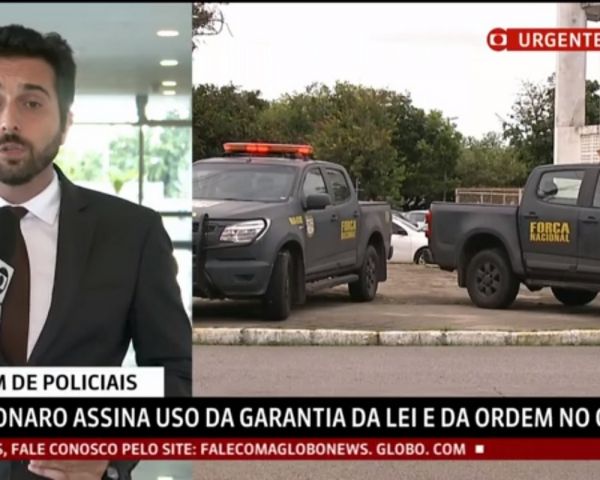 Bolsonaro autoriza envio de tropas das Forças Armadas ao Ceará para reforçar segurança