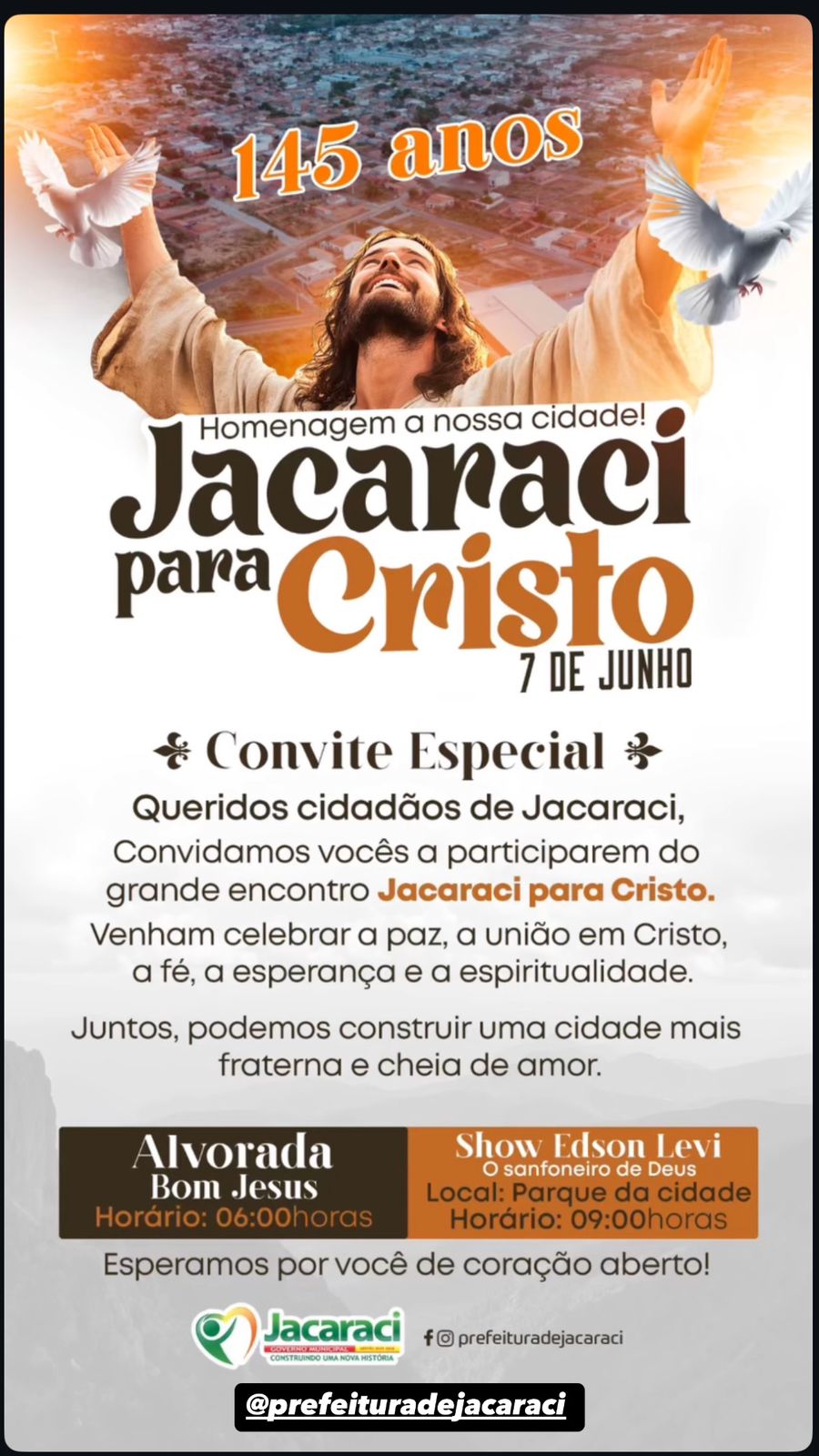 Jacaraci para Cristo