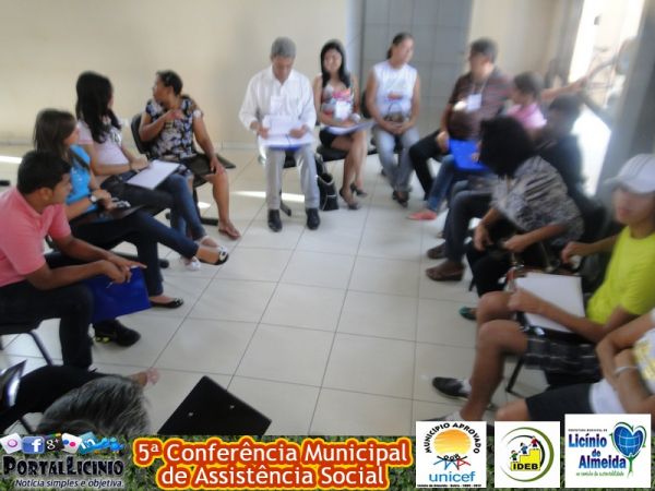 18/07/2013 - 5ª Conferência Municipal de Licínio de Almeida