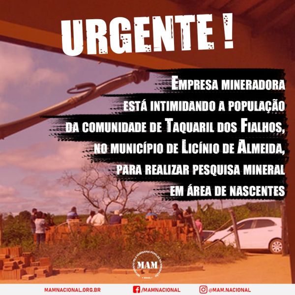 Licínio de Almeida: NOTA DE REPÚDIO – Um grito social e ambiental!