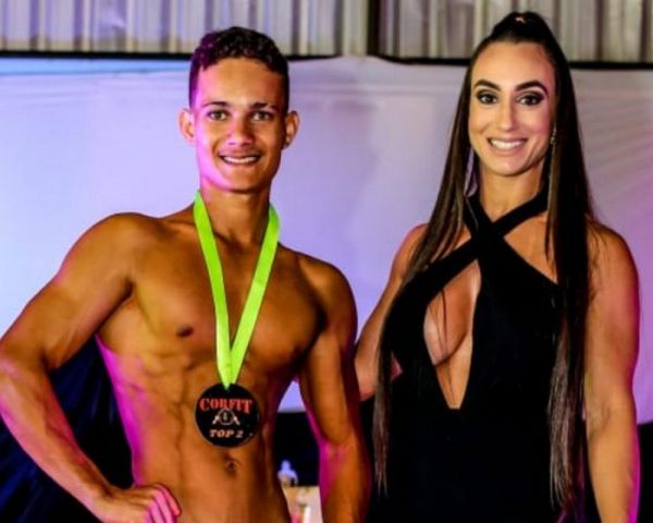 Atleta caculeense fica no Top 2 em concurso de fisiculturismo realizado na cidade de Cordeiros