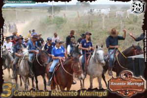 Jacaraci:  3ª Cavalgada Recanto Maringá na Vereda Quebra Recorde de Público.