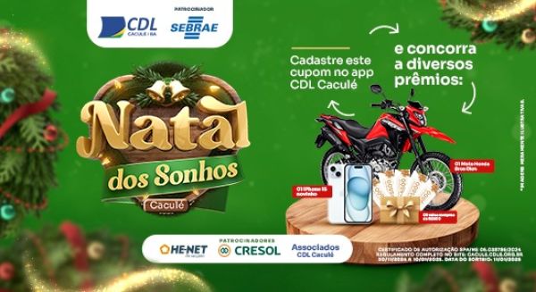 Campanha Natal dos Sonhos - Fim de Ano Premiado CDL