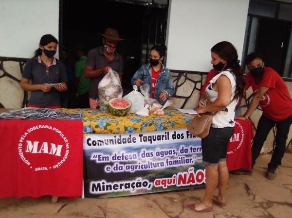 Licínio de Almeida.: Comunidade recebe campanha contrária à mineração