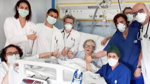 Mulher de 95 anos que superou coronavírus e se tornou rosto da esperança na Itália