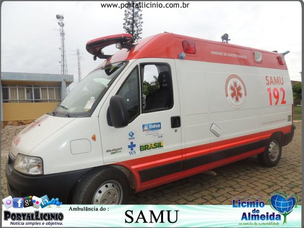 12/12/2013 - Licínio é Beneficiado Com Uma Ambulância da SAMU