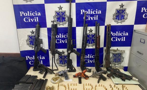 Bahia apreende quase 2 mil armas no primeiro semestre deste ano; Salvador teve 325 armas apreendidas