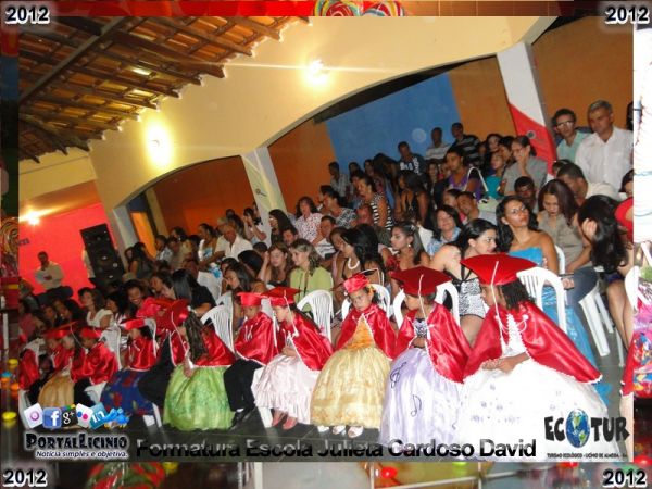 24/11/2012 : Formatura da Escola Municipal Julieta Cardoso David