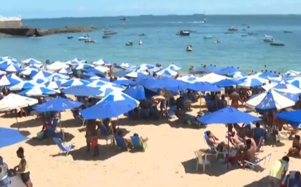 Salvador Ba : Praias registram aglomeração no feriado de 7 de Setembro.