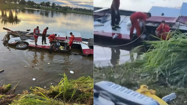 Acidente com &ocirc;nibus e tr&ecirc;s carros deixa dois mortos e 14 feridos na BR‑222, no MA