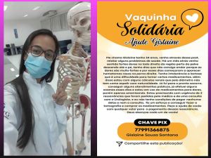 Licinio de Almeida: Gislaine Santana Realiza Vaquinha Solidária para Custear Tratamento Médico Urgen