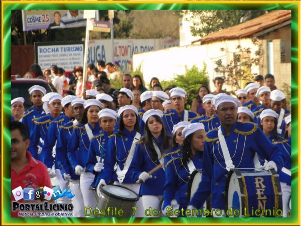 07/09/2012 - Desfile Cívico  de Sete de Setembro em Licínio de Almeida