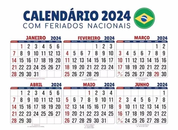 Quais são os próximos feriados de 2024? Veja o calendário nacional