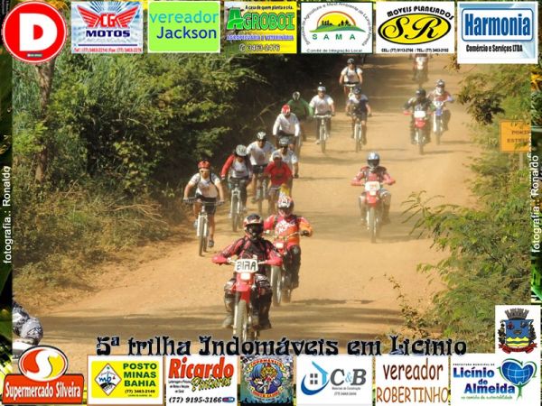 13/04/2014 - 5ª Trilha Indomáveis Moto Clube em Licínio de Almeida