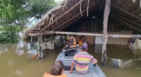 Sobe para 340 o número de pessoas desabrigadas por causa de enchentes no Tocantins
